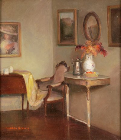 Angolo di salotto bordolese da Mildred Bendall